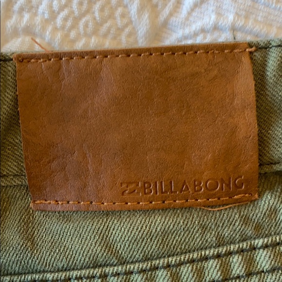 Hunter green Billabong Jean Shorts - Picture 3 of 6